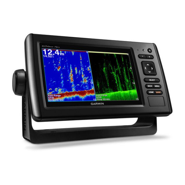 GPS e Sonar / ChartPlotter Garmin echoMAP 72dv CHIRP c/ Carta Nutica (c/ Transducer GT20-TM)