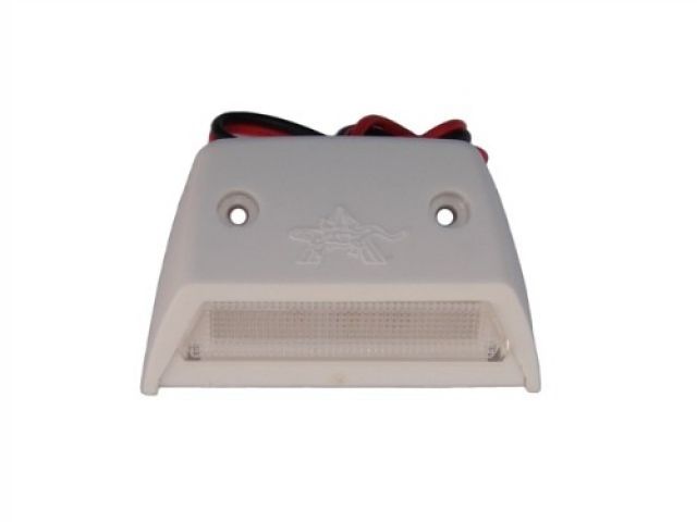 Luz de Cortesia em LED c/ Acabamento em ABS Branco - Sobrepor