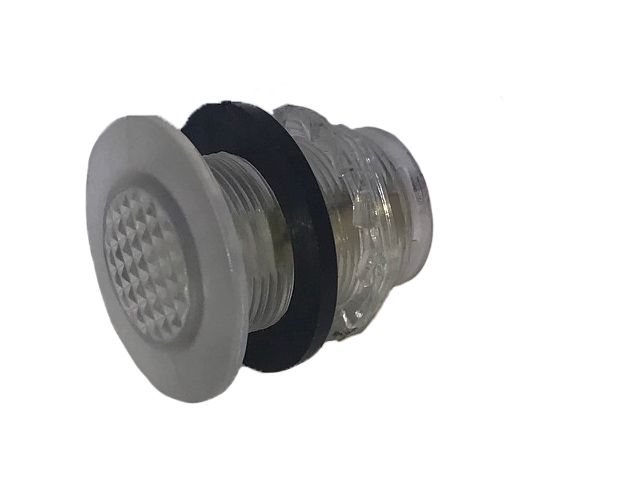 Luz p/ Viveiro / Deck / Cortesia em ABS a Prova De gua - LED Branco - 12 V - Embutir