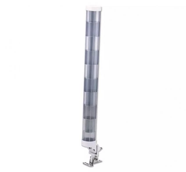 Defletor de Radar Tubular c/ Base Ajustvel - 55 cm - Branco