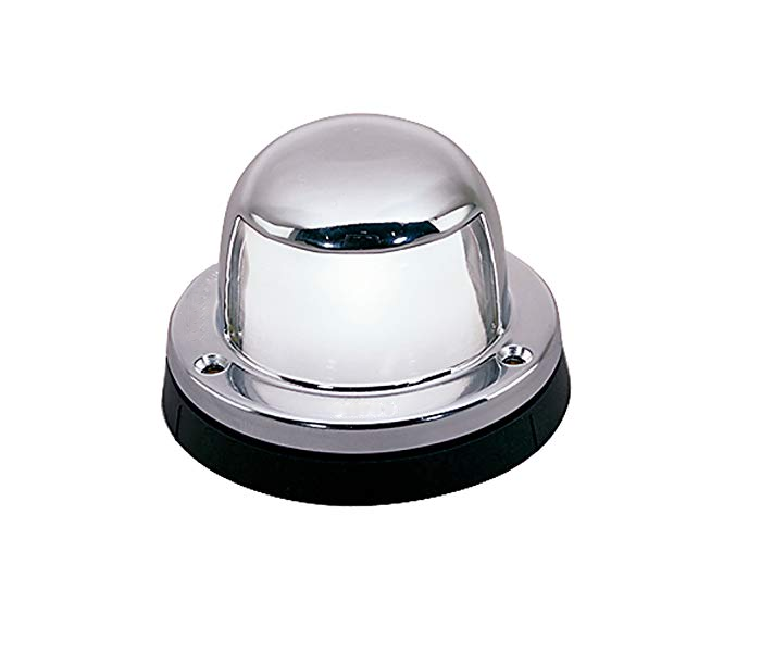 Luz de Navegação Alcançado c/ Tampa em INOX 316, Base em ABS Preto - 12v