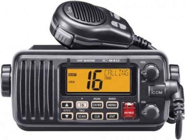 Rádio VHF Marítimo Icom IC-M412 - Preto