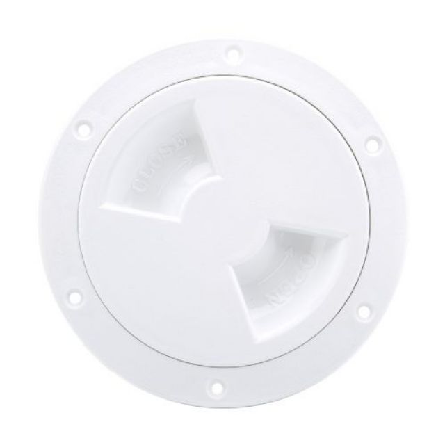 Tampa de Inspeção em ABS - Furo 4 polegadas Cor: Branca